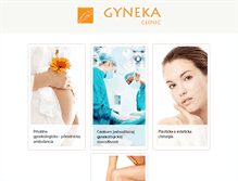 Tablet Screenshot of gyneka.sk